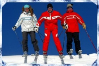  Skifahren lernen in der Gruppe in Le Sauze 